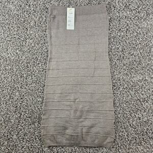 LA U-Lead Womens Sz S Mini Strapless Dress Bodycon Taupe Color NEW